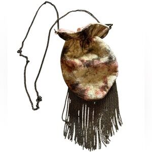 Free People Velvet Fringe Bag